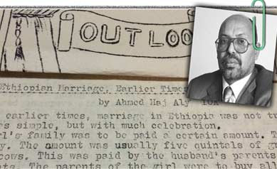 Eritrean Marriage: A 1968 Article By Ahmad Haj Ali