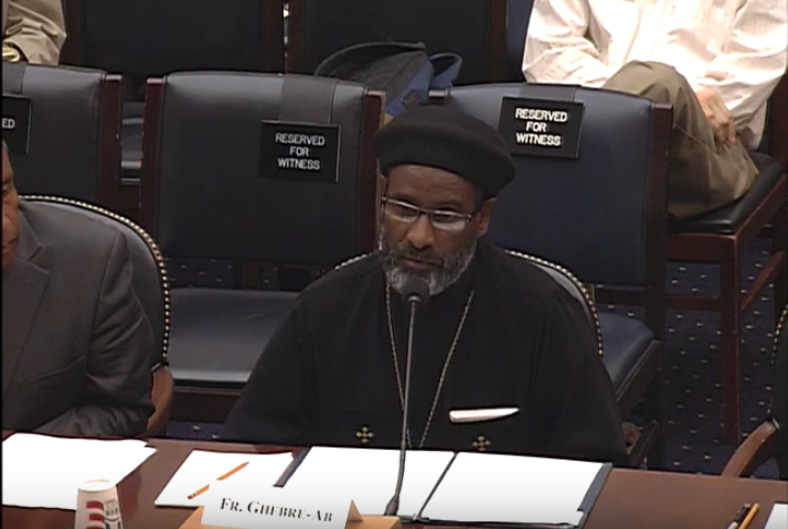 Testimony Of Fr. Athanasius Habtu Ghebre-Ab, Ph.D.
