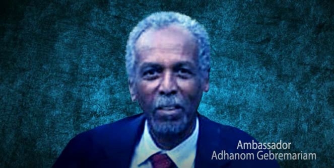 Ambassador Adhanom G/Mariam Eulogizing Haile Deroue
